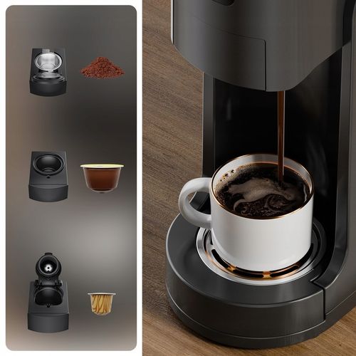 Ekspres kapsułkowy, ekspres wielokapsułkowy 3 w 1+ spieniacz do mleka na Arena.pl
