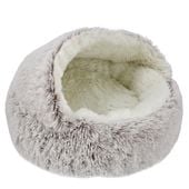 pluszowe okrągłe legowisko kojec dla psa kota poduszka posłanie 60x60
