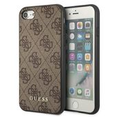 Guess GUHCI8G4GFBR iPhone SE 2022 / 2020 / 7 / 8 brązowy/brown hard case 4G
