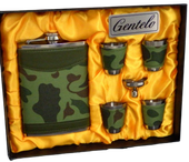 Piersiówka w Zestawie w Opakowaniu Prezentowym