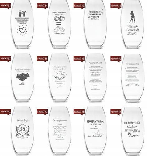 Wazon z grawer PREZENT Dzień Kobiet Walentynki na Arena.pl