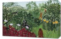 Obraz 60x40cm Tropical Forest, Rousseau Vintage do Salonu