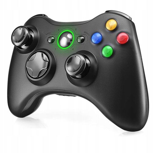 PAD do PC XBOX 360 BEZPRZEWODOWY KONTROLER + ODBIORNIK USB CZARNY na Arena.pl