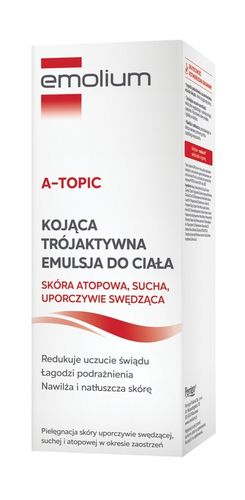 EMOLIUM A-TOPIC Trójaktywna Emulsja Do Ciała 200ML na Arena.pl