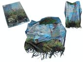 Szal - C. Monet, Kobieta z parasolem (CARMANI)