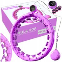 HULA HOP Z OBCIĄŻENIEM WYPUSTKAMI I LICZNIKIEM SMART ODCHUDZAJĄCE HULA
