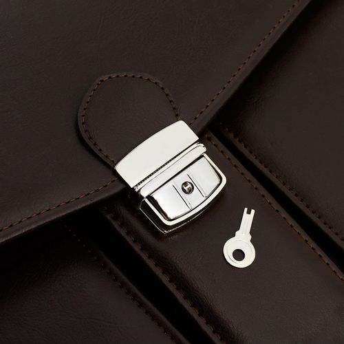 BELTIMORE torba skórzana eko teczka aktówka neseser V034 c.brązowa na Arena.pl