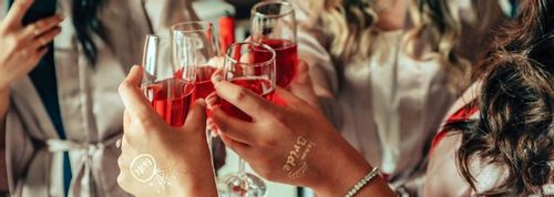 Obraz na płótnie 30x40 dowolne zdjęcie z NADRUKIEM PREZENT dla PANNY MŁODEJ na Arena.pl