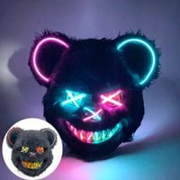 Maska LED Krwawa Futrzana Niedźwiedzia Kolor: Bear 1
