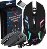 MYSZ GAMINGOWA DLA GRACZY BEZPRZEWODOWA KOMPUTEROWA MYSZ OPTYCZNA RGB LED