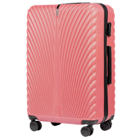 SN120 SWAN, Walizka duża ABS+ L Wings, DIRTY PINK