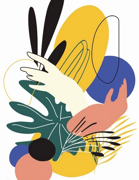 Plakat 50x65cm Dotyk Tropików zdjęcie 1