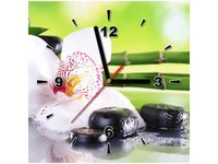 30X30CM ZEGAR KAMIENIE SPA STORCZYK OBRAZ DREWNO