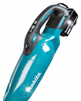 MAKITA Odkurzacz akumulatorowy pionowy 18V LXT bezworkowy czarny DCL284FZB