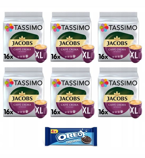Kapsułki Tassimo Caffe Crema XL Intenso, 5+1 opakowanie GRATIS! zdjęcie 1