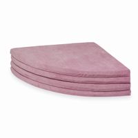 Mata do zabawy 160cm dla Dziecka okrągła składana, Velvet Soft Różowy