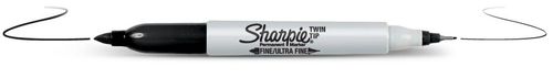marker sharpie twin tip czarny (12) s0811100 na Arena.pl