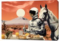 Obraz 100x70cm Obiad na Marsie