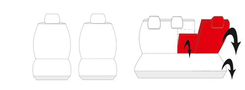 Pokrowce na fotele samochodowe szyte na miarę do Skoda Octavia III od 2013 na Arena.pl