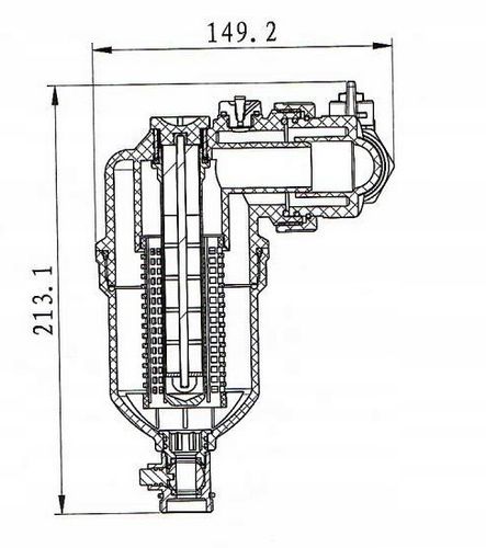 SEPARATOR ZANIECZYSZCZEŃ FILTR MAGNETYCZNY 1" IBO na Arena.pl