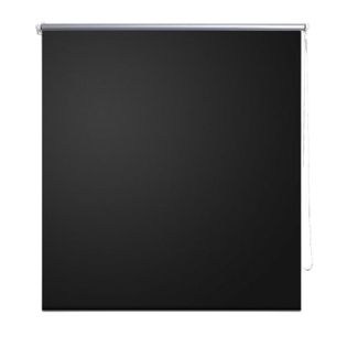 Roleta okienna zaciemniająca czarna 80 x 175 cm