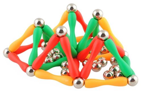 Klocki magnetyczne 3D - 130 elementów na Arena.pl