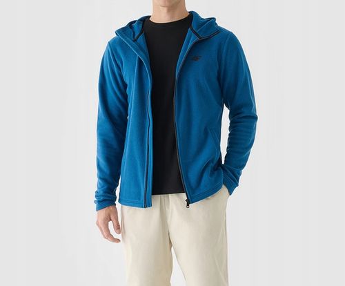 4F POLAR BLUZA POLAROWA Z KAPTUREM ROZPINANA NIEBIESKA M290 r. M na Arena.pl