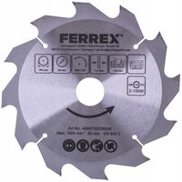 Tarcza do pilarki Ø 195 mm, 1 sztuka, 12T FERREX DREWNO