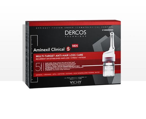 Vichy Dercos Aminexil Clinical 5 MEN dla mężczyzn 21x 6 ml na Arena.pl