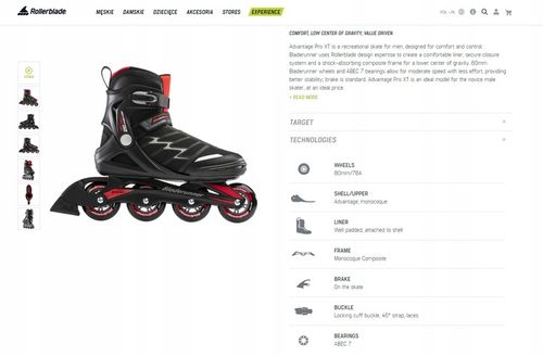 Leszno! Nowe Rolki BLADERUNNER Advantage XT W 23 na Arena.pl