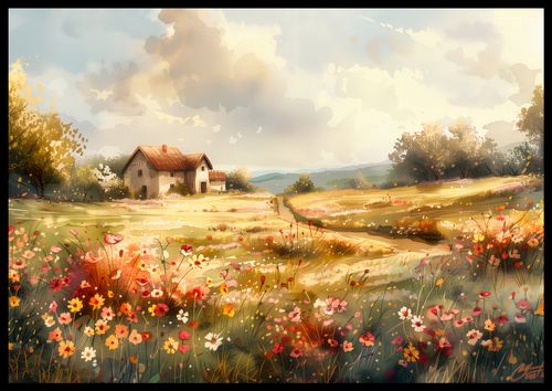 Plakat 66,5x46,5cm Sielski Domek na Arena.pl
