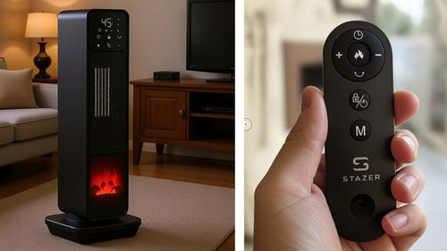 Termowentylator farelka nagrzewnica elektryczna kolumnowy kominek + na Arena.pl