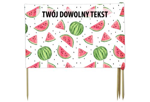 PARAWAN PLAŻOWY Arbuzy z indywidualnym  napisem 8 PANELI 8.8 na Arena.pl