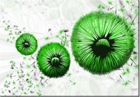 100 70CM OBRAZ PŁÓTNO ZIELONE DMUCHAWCE PŁÓTNO RAMA