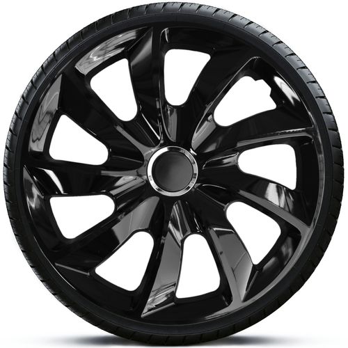 4x Kołpaki 17 cali NRM LAKIEROWANE STIG CZARNE TUNING na Arena.pl