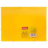 TECZKA NA GUMKĘ A5 ŻÓŁTA PATIO 4004