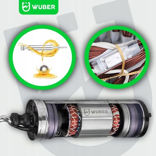 POMPA GŁĘBINOWA ŚRUBOWA 1100W DO WODY CZYSTEJ 1" DO STUDNI MOCNA 1700 L/H na Arena.pl