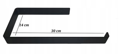 Uchwyt na duży ręcznik wieszak metalowy czyściwo MAXI XXL solidny h3 na Arena.pl