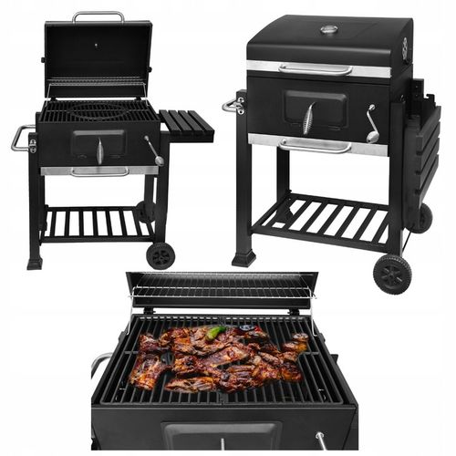 GRILL WĘGLOWY BBQ - ŻELIWNY RUSZT 57 x 43 cm na Arena.pl