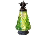 ZNICZ ZNICZE LAMPION NA GRÓB CHOINKA SZKLANA 20 +LAMPKI LED