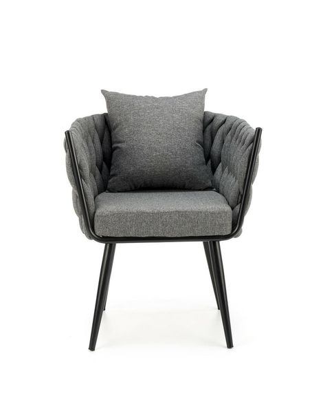 Fotel Tresse szary zdjęcie 5