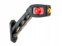Lampa obrysowa LED skośna kombi prawa 12 /24V