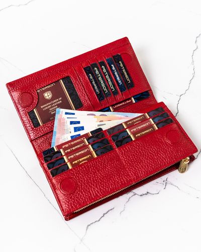 elegancki portfel damski na magnes - peterson na Arena.pl