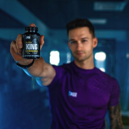 TESTOSTERON Booster Complex 6 Składników Alpha KING Libido Potencja na Arena.pl