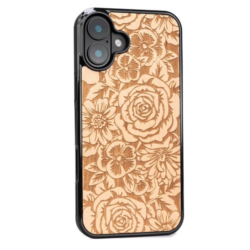 drewniane etui bewood do iphone 16 plus róże aniegre na Arena.pl