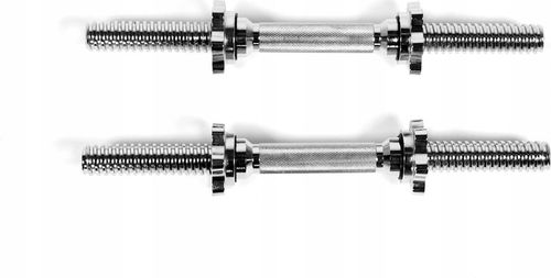 Gryfy do hantli Dumbbell Gryf Prosty Krótki Hantle 40cm 28mm 2szt. - Zipro na Arena.pl