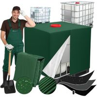 PLANDEKA OSŁONA POKROWIEC NA ZBIORNIK WODĘ MAUZER IBC 1000L WODOODPORNY