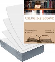 Ulotki A4 1000szt reklamowe firmowe duży wybór wzorów USŁUGI KSIĘGOWE
