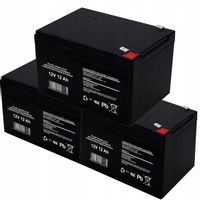 ZESTAW 36V 3x AKUMULATOR 12V 12Ah ROWER HULAJNOGA