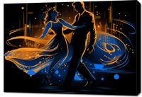 Obraz 100x70cm Taniec w Świetle Nocnej Aury